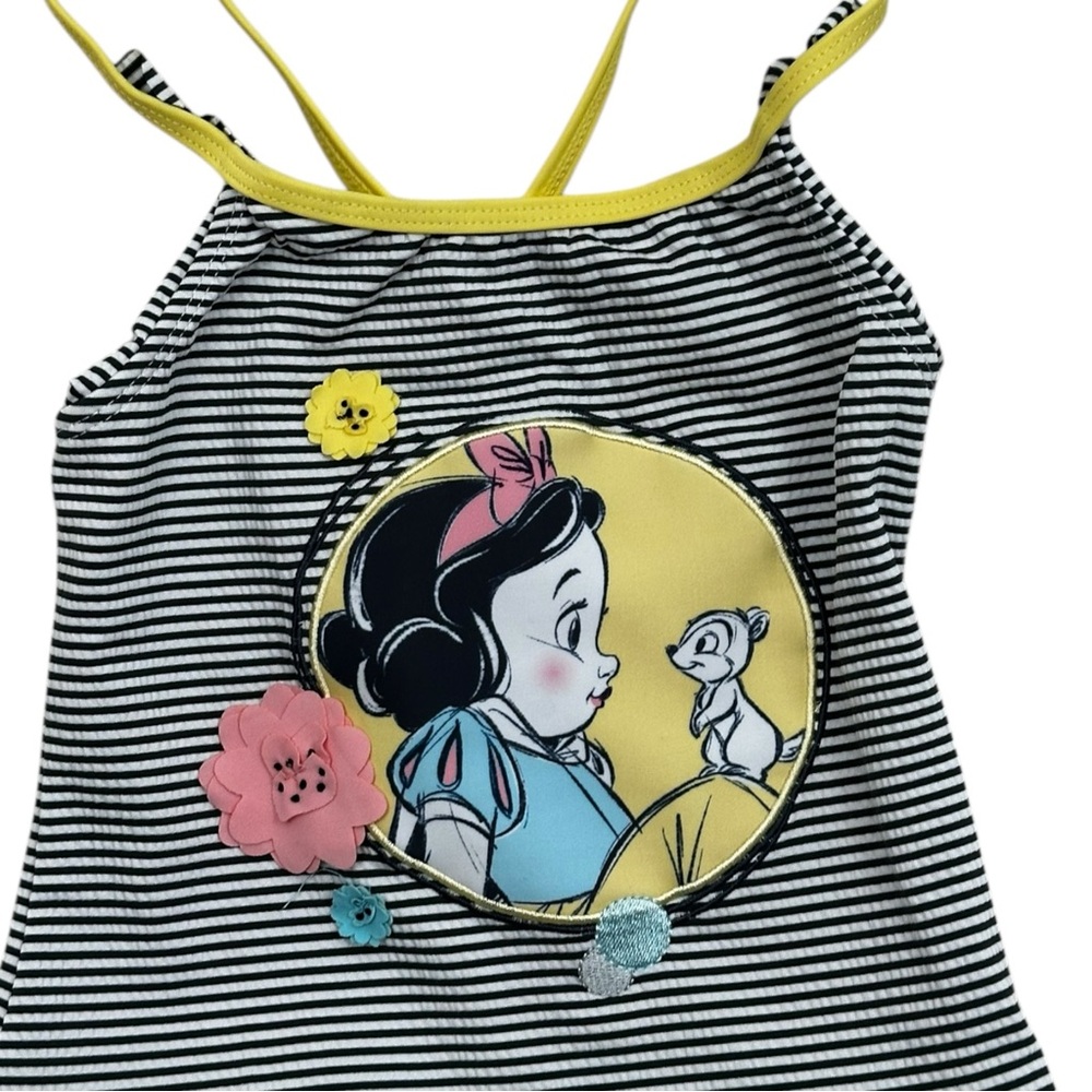 Disney Store Animators Collection Snow White Swim Tankini Top - Girls Size 7/8 - Picture 2 of 5